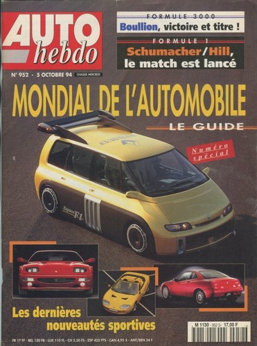 Hebdo auto 952 - hebdo, vom